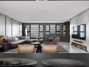 modern living roomv-ray Modelo 3D