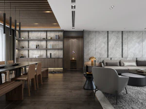 modern living roomv-ray 3D Model