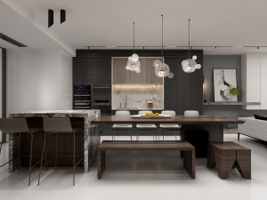 modern living roomv-ray 3D मॉडल