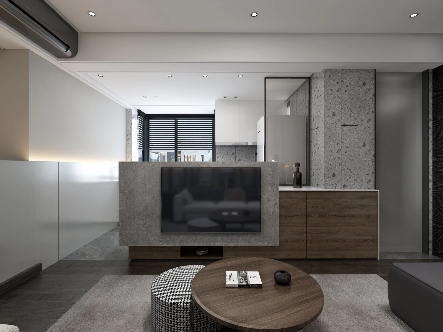 modern living roomv-ray 3D Model .c4d .max .obj .3ds .fbx .stl .blend