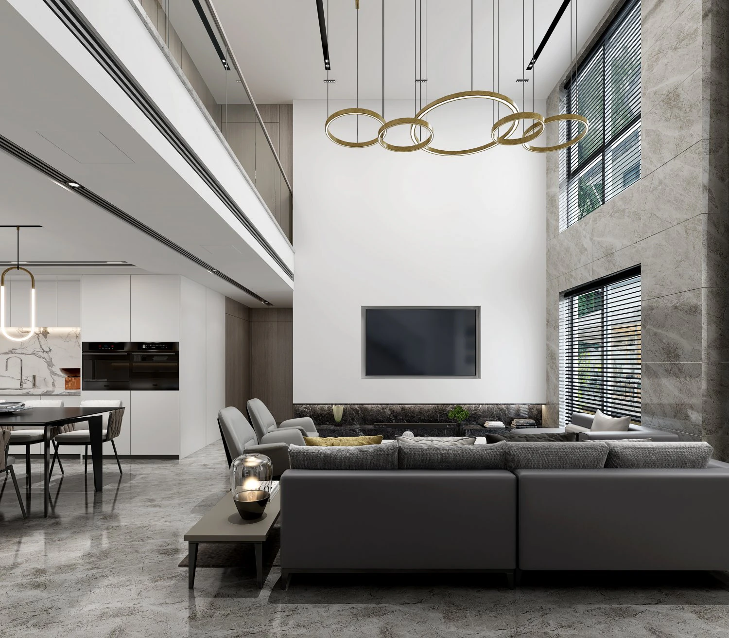 modern living roomv-ray 3D Model .c4d .max .obj .3ds .fbx .stl .blend