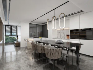 modern living roomv-ray 3D Model