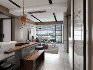modern living roomv-ray 3D 모델