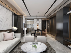 modern living roomv-ray Modelo 3D