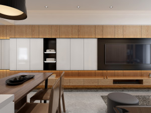 modern living roomv-ray 3D Model