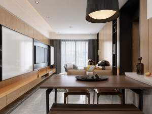 modern living roomv-ray 3D Model