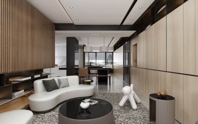 modern living roomv-ray 3D Модель .c4d .max .obj .3ds .fbx .stl .blend 