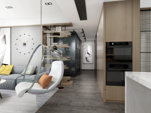 modern living room 3D Model