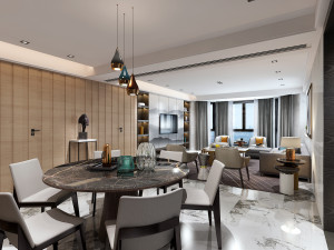 modern living room 3D Model