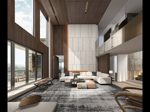 modern living room Modelo 3D