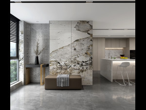 modern living room 3D 모델