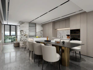 modern living room 3D Model