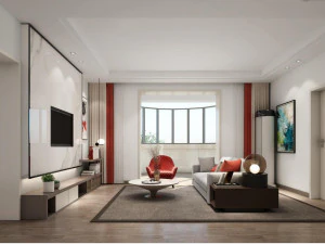 modern living room 3D Model