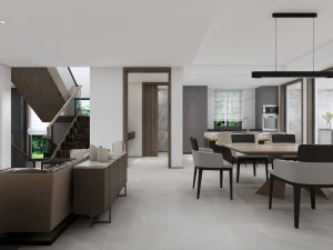 modern oturma odası 3D Model