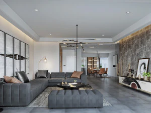 soggiorno moderno Modello 3D