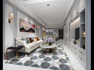 modern living room 3Dモデル