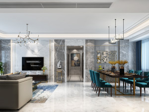 modern living room Modelo 3D