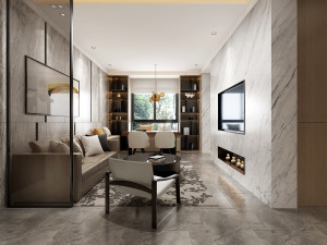modern living room 3D Model