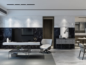 modern living room 3D मॉडल