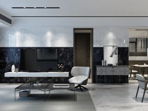 современная гостиная 3D Модель