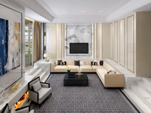 sala de estar moderna Modelo 3D