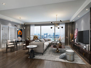 modern living room 3D Модель