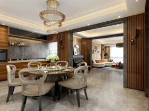 モダンなリビングルーム 3Dモデル