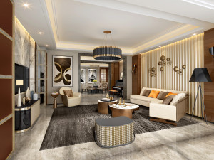 modern living room Modèle 3D