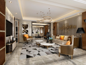 modern living room Modèle 3D