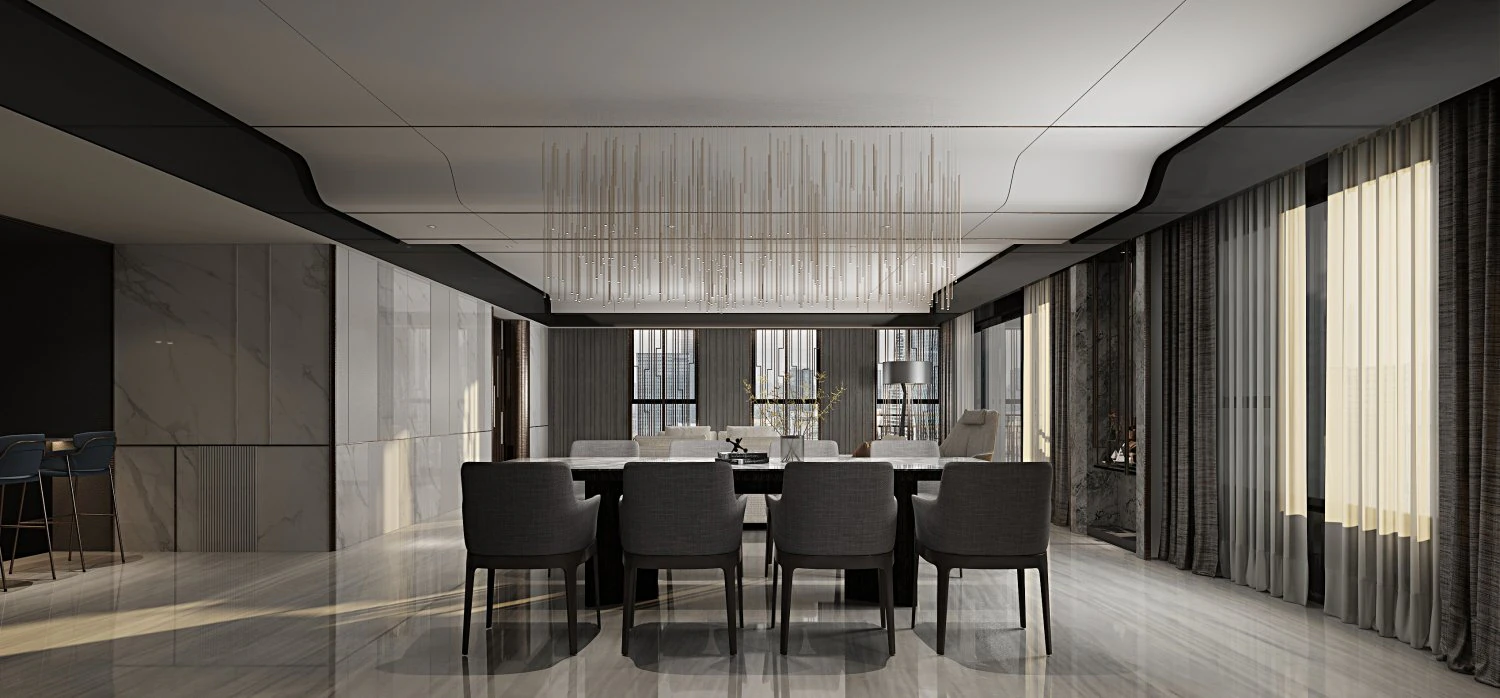 modern living room 3D Model .c4d .max .obj .3ds .fbx .stl .blend 