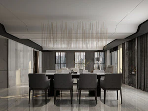 モダンなリビングルーム 3Dモデル