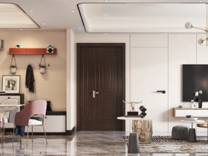 modern living room 3D Model