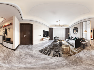 modern living room Modello 3D