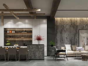modern living room 3D Модель