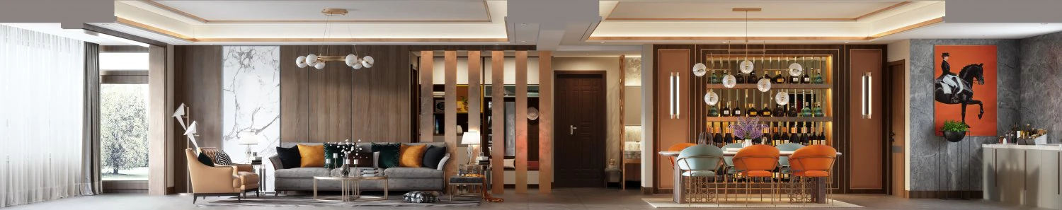 modern living room 3D Model .c4d .max .obj .3ds .fbx .stl .blend 