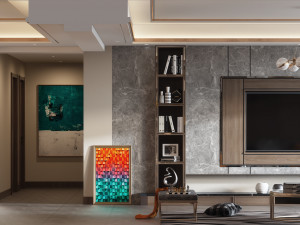 modern living room 3D Model