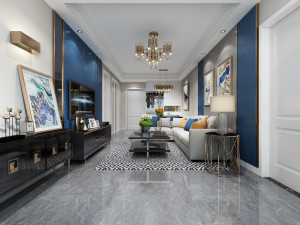 modern living room 3D Model