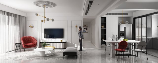 modern living room 3D मॉडल .c4d .max .obj .3ds .fbx .stl .blend 