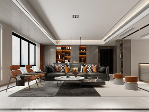 modern living room Modèle 3D