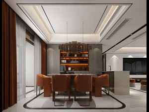 modern living room 3D Modell