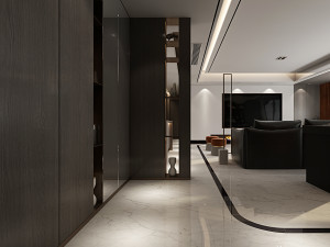modern living room 3D Modell