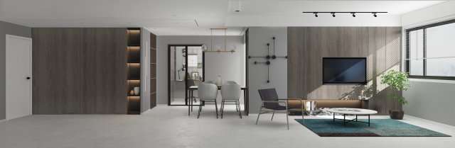 modern living room Modello 3D .c4d .max .obj .3ds .fbx .stl .blend 