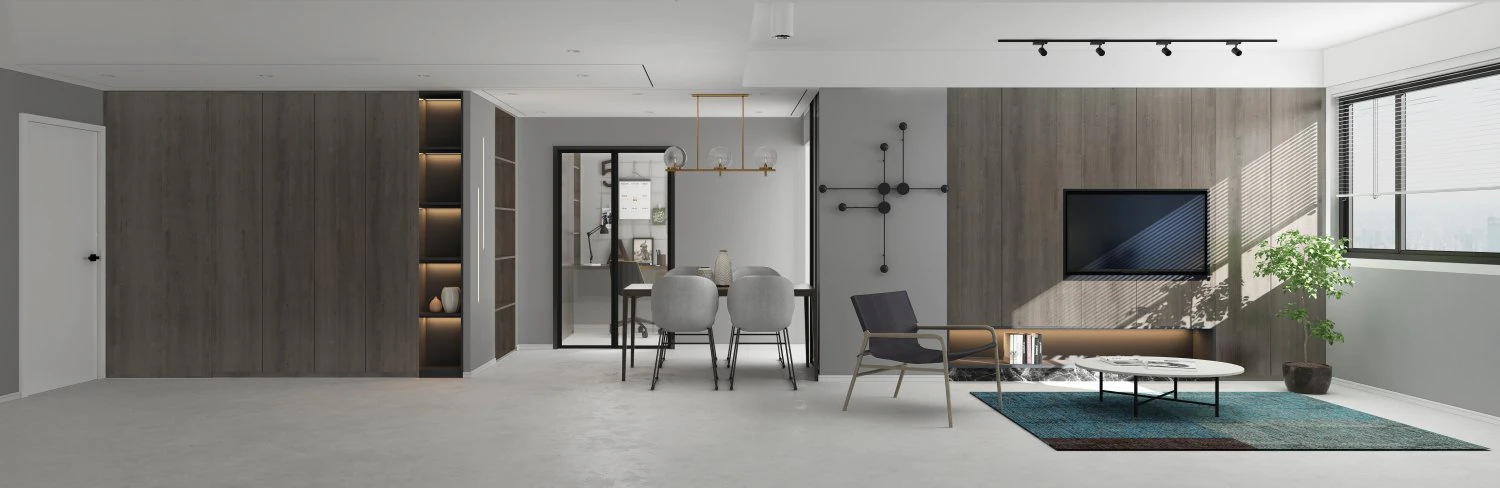 modern living room 3D Model .c4d .max .obj .3ds .fbx .stl .blend 