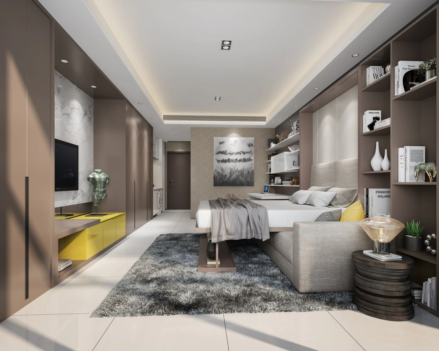 modern living room 3D Model .c4d .max .obj .3ds .fbx .stl .blend 