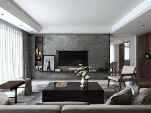 modern living room Modèle 3D