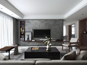 モダンなリビングルーム 3Dモデル