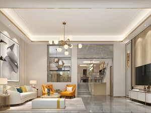 modern living room 3D Модель