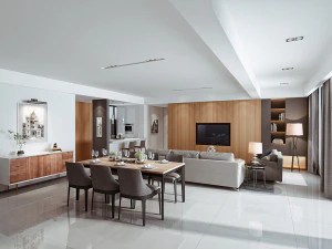 モダンなリビングルーム 3Dモデル