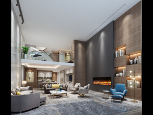 modern living room Modelo 3D