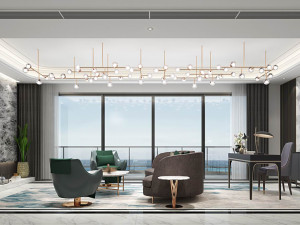 modern living room 3Dモデル